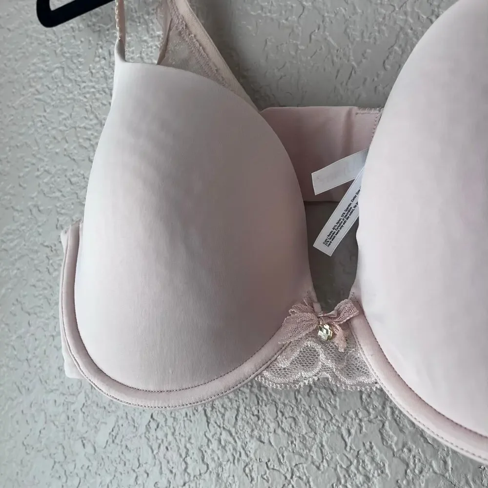 Le Mystère Push Up Underwire Classic Bra Nude Beige 38D Classic